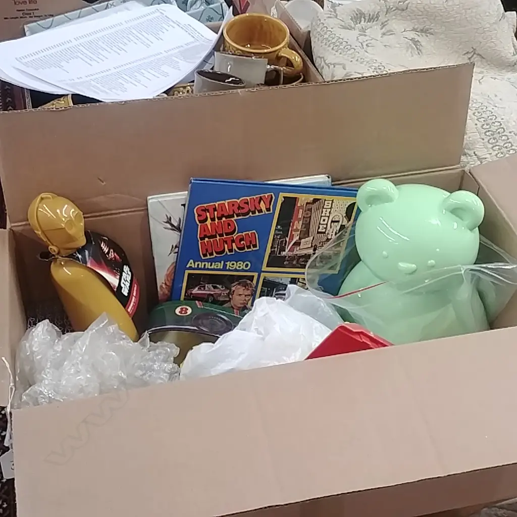 ASST TOYS STAR WARS/STARSKY AND HUTCH/TIN PLATE PLASTIC AND WOODEN TOYS Image 1++