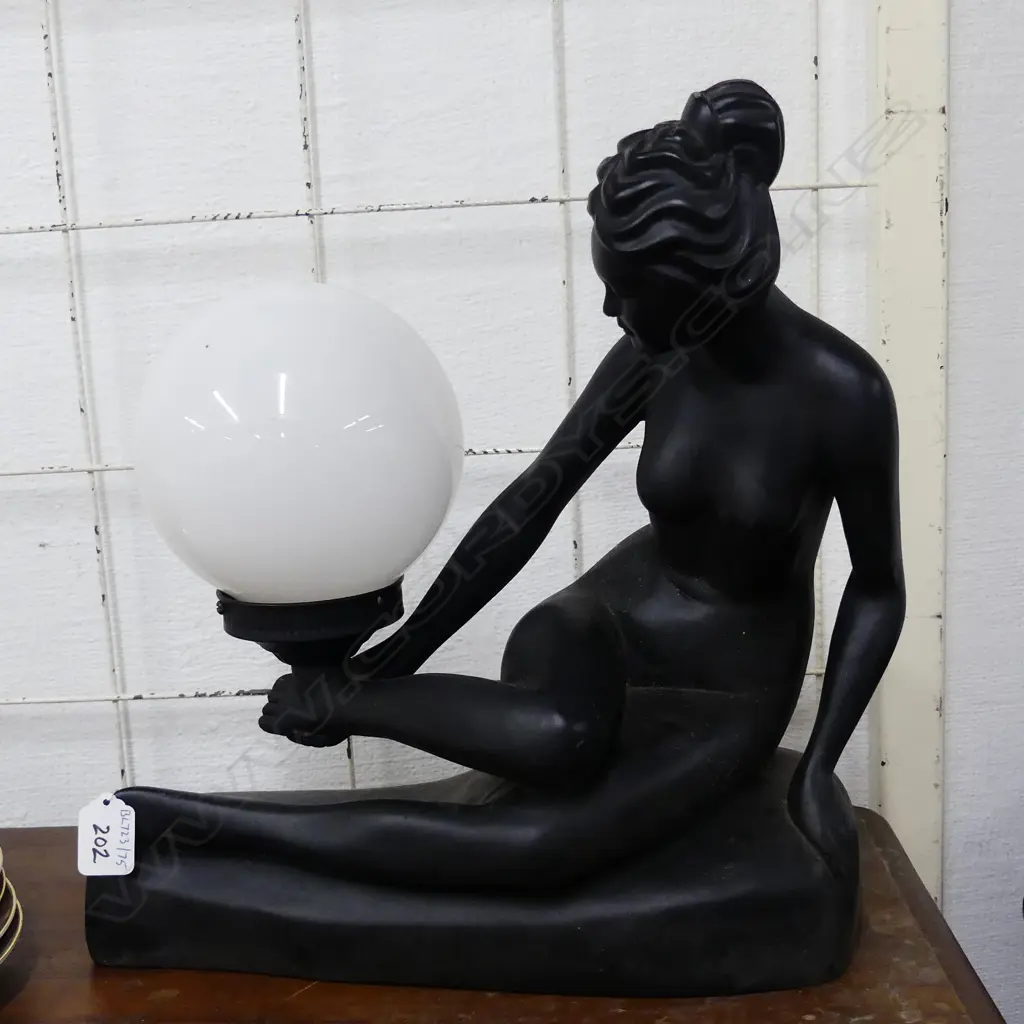 BLACK LADY LAMP Image 1++