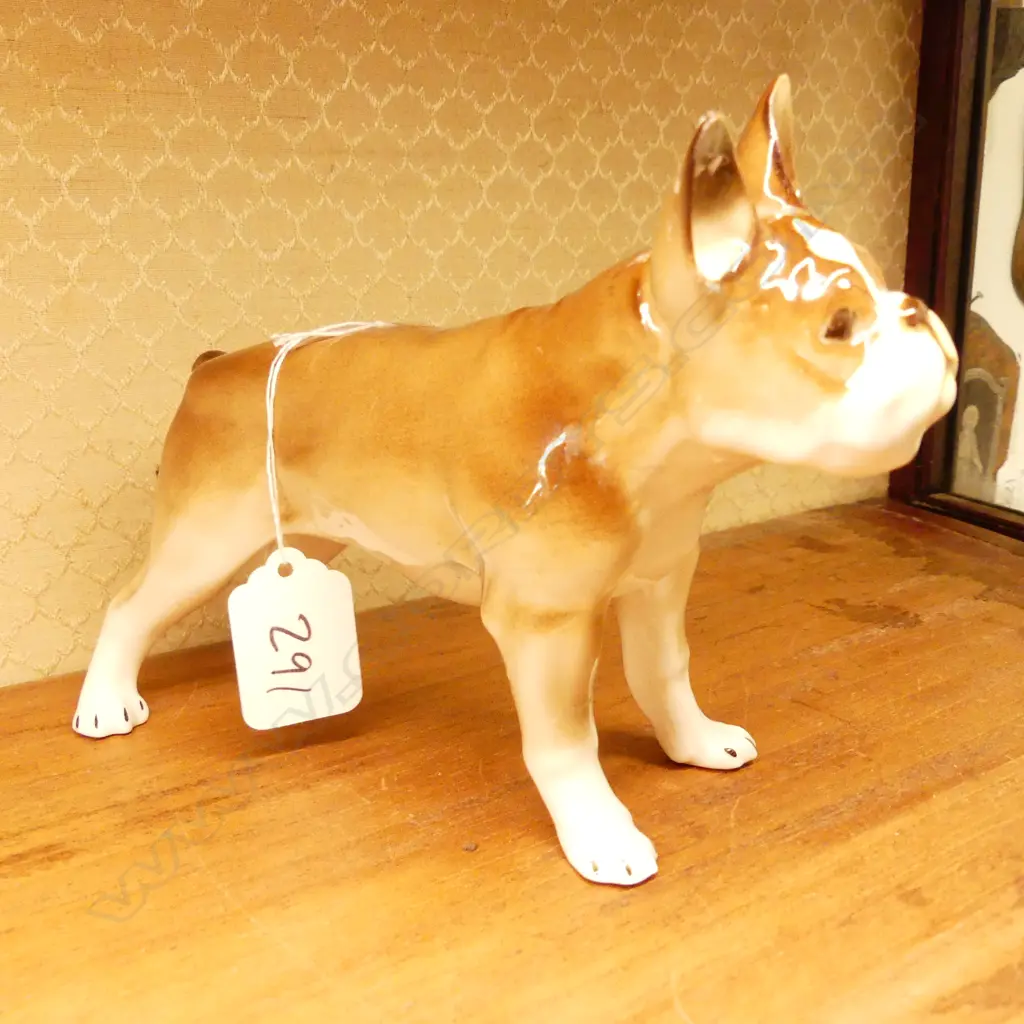 CERAMIC BULLDOG + OPERA GLASSES  Image 1++