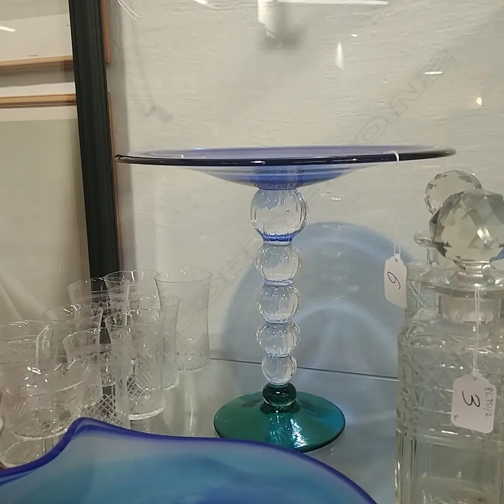 ITALIAN GLASS COMPORT Image 1++