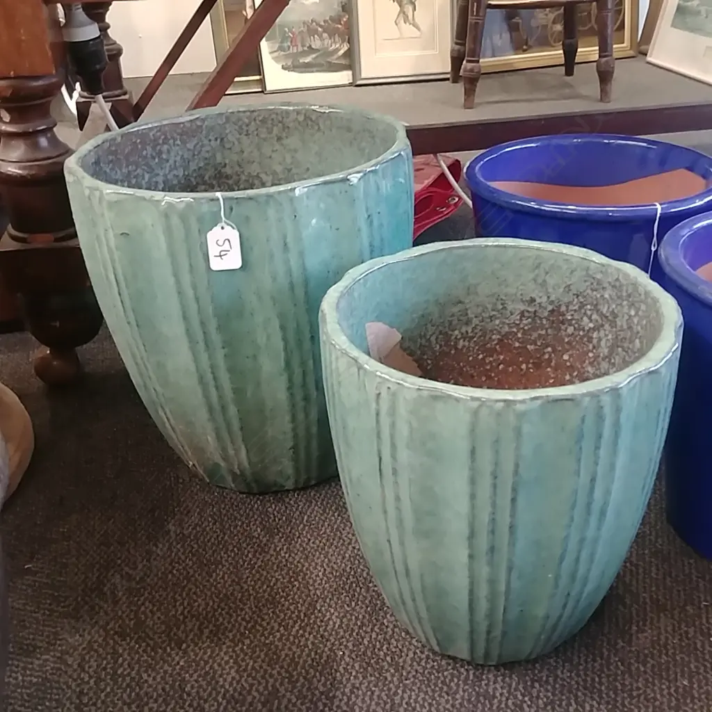 PR GRADUATED GREEN GARDEN PLANTERS Image 1++