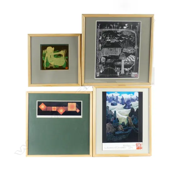 SEVEN GUY NGAN PRINTS, SOME SIGNED