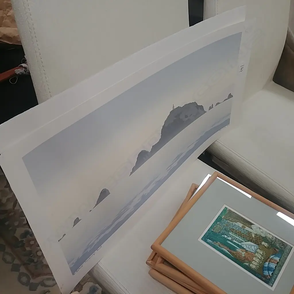 2 NUMBERS PRINTS SIGNED Image 1++