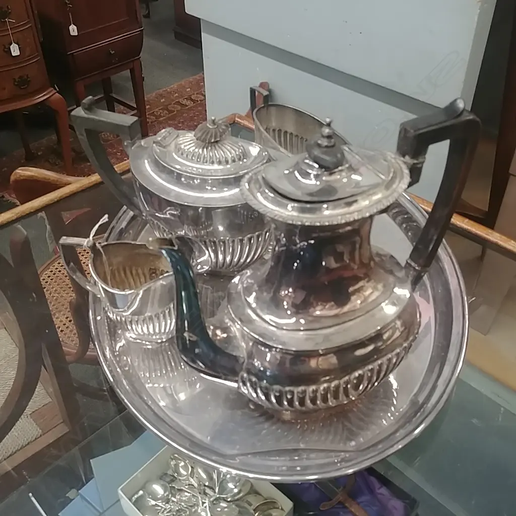 EP TRAY + TEA SET + COFFEE POT Image 1++