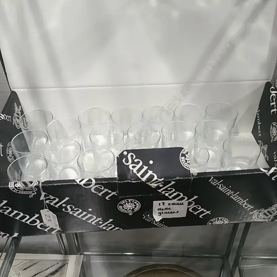 BOX VAL ST. LAMBERT GLASSES