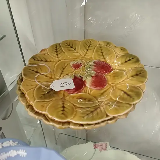 2 SARREGUEMINE PLATES