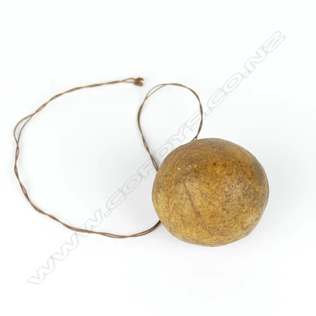 WORKED STONE ARTEFACT (SPHERE WITH PIERCING) Image 1++