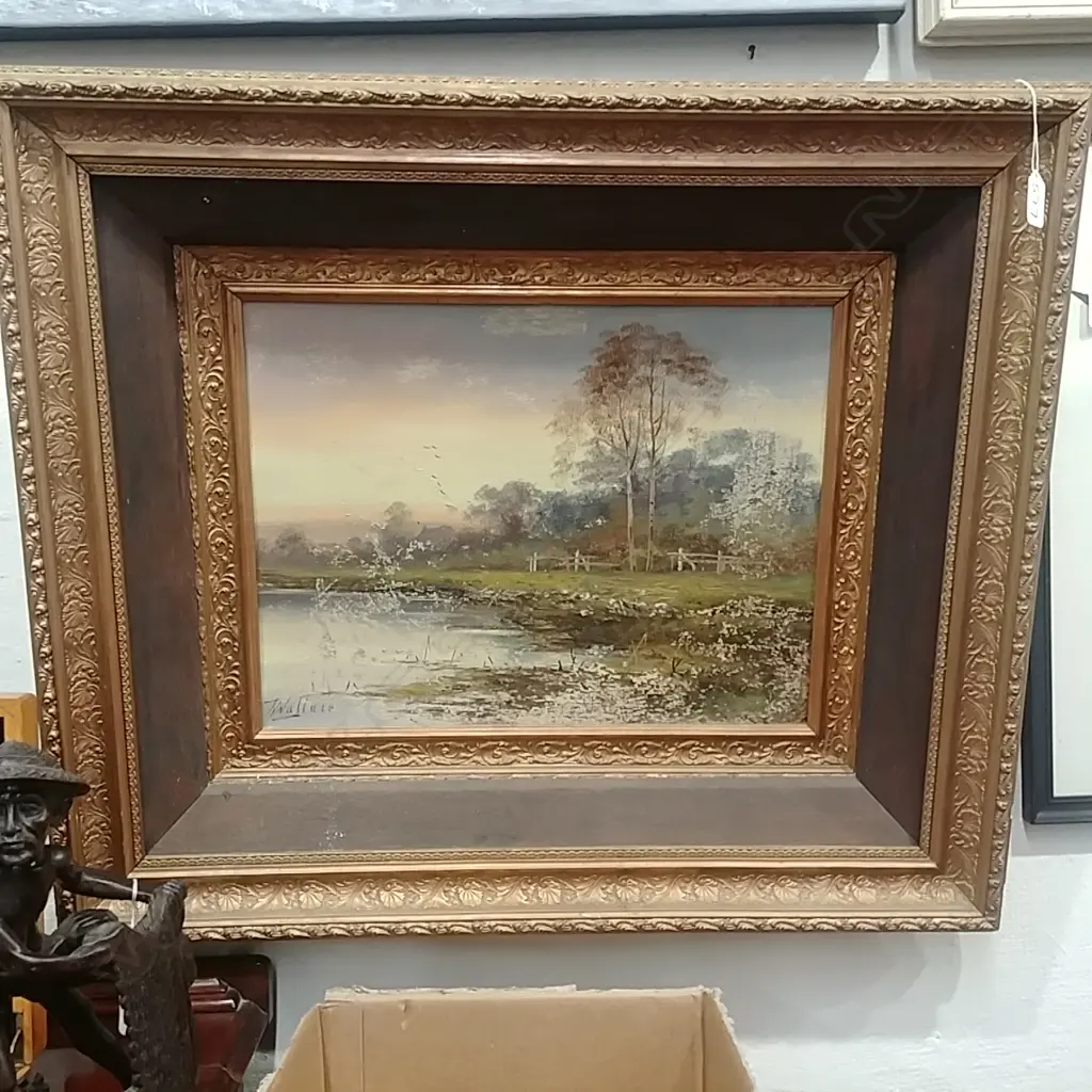 T. WALLACE - OIL - LANDSCAPE  Image 1++