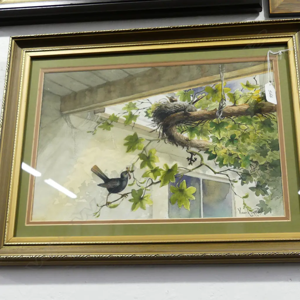 W/C BIRDS BY VANCE RUSSELL Image 1++