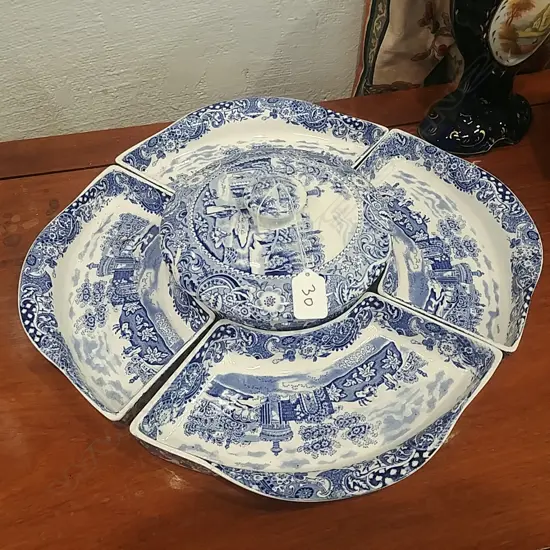 B/W 5PC DISH SET