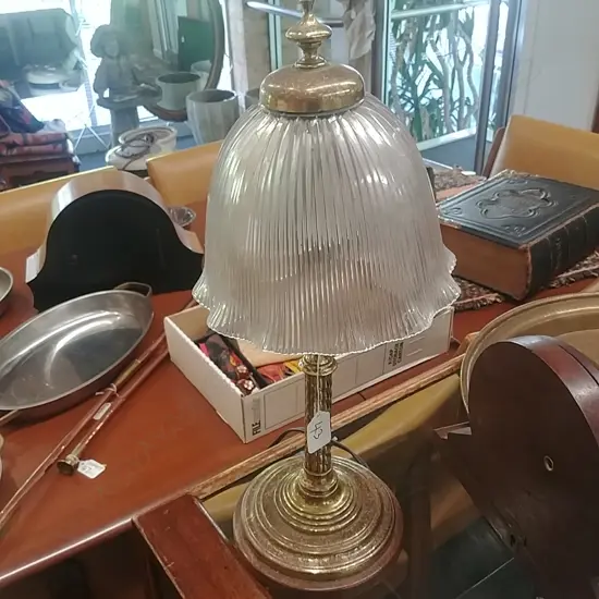 BRASS SIDE LAMP