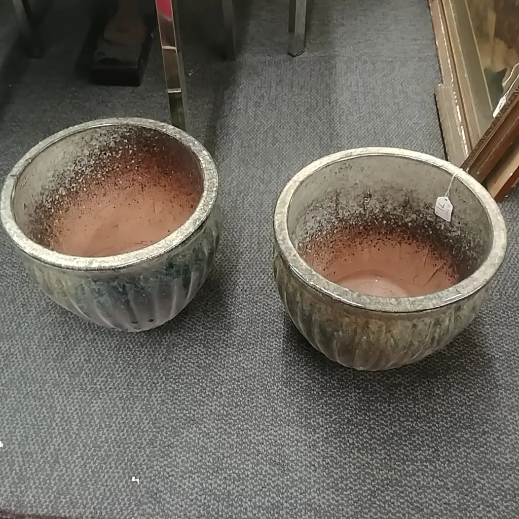 PR SMALL  GARDEN POTS - TROPICAL GREEN Image 1++