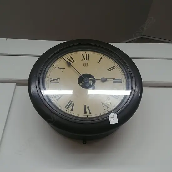 BULLE 1920'S ELECTROMAGNETIC WALL CLOCK