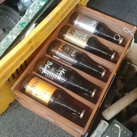 2 BEER DISPLAY BOXES