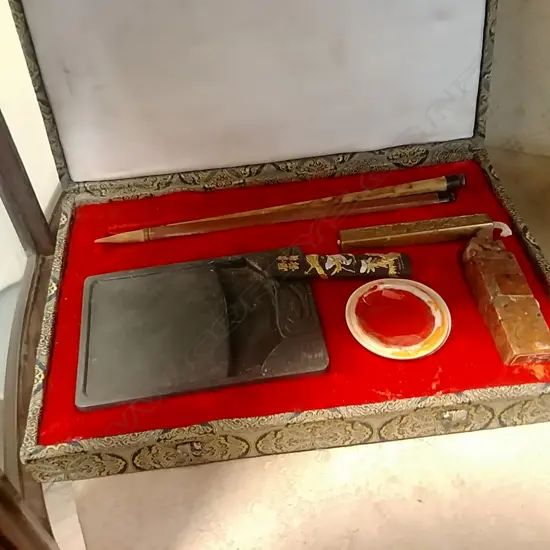 CHINESE CASED INK STONE