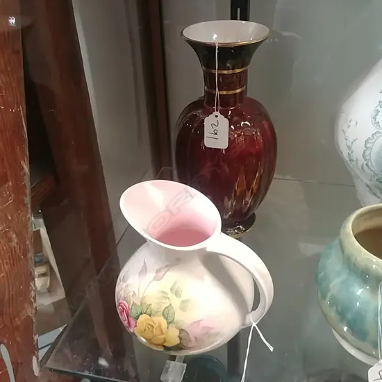 C/DEVON JUG + VASE