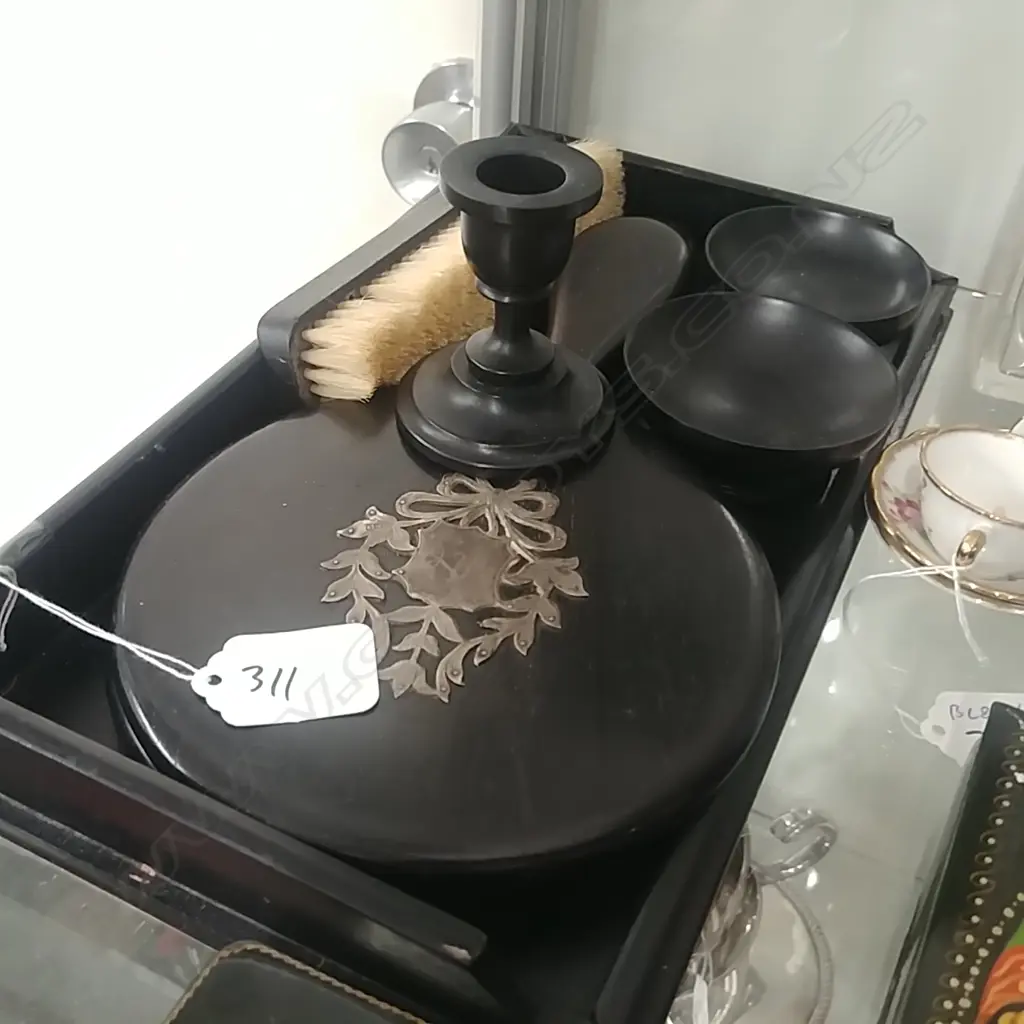 EBONIZED DRESSING TABLE SET - SOME S/S Image 1++