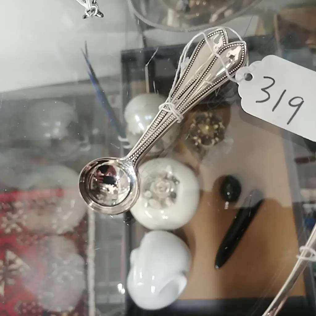 PR SILVER SALT SPOONS L.1876 Image 1++