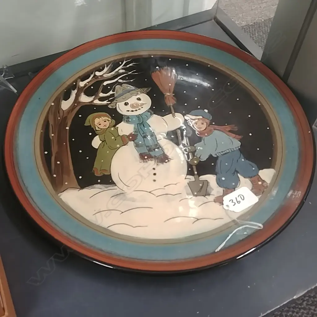 POTTERY CHRISTMAS PLATTER Image 1++