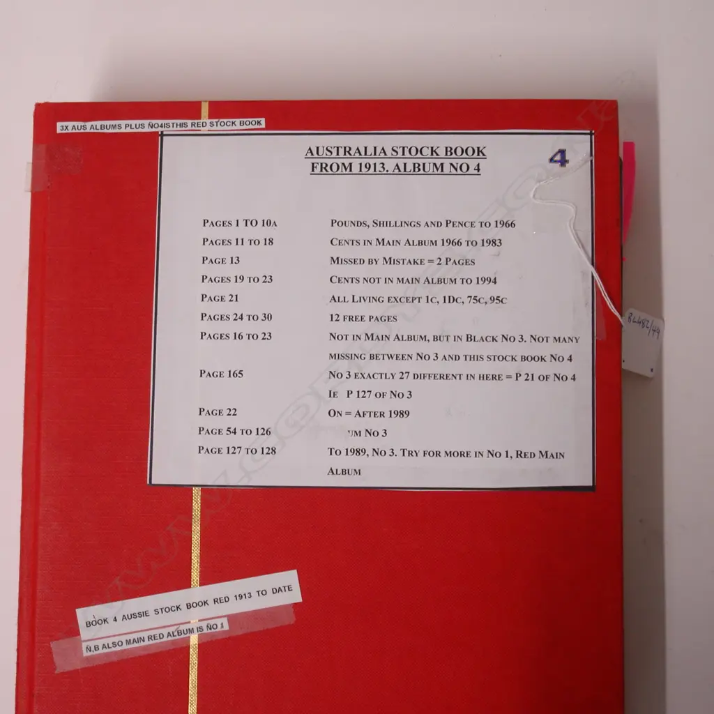 An Australian stamp stock book Image 1++