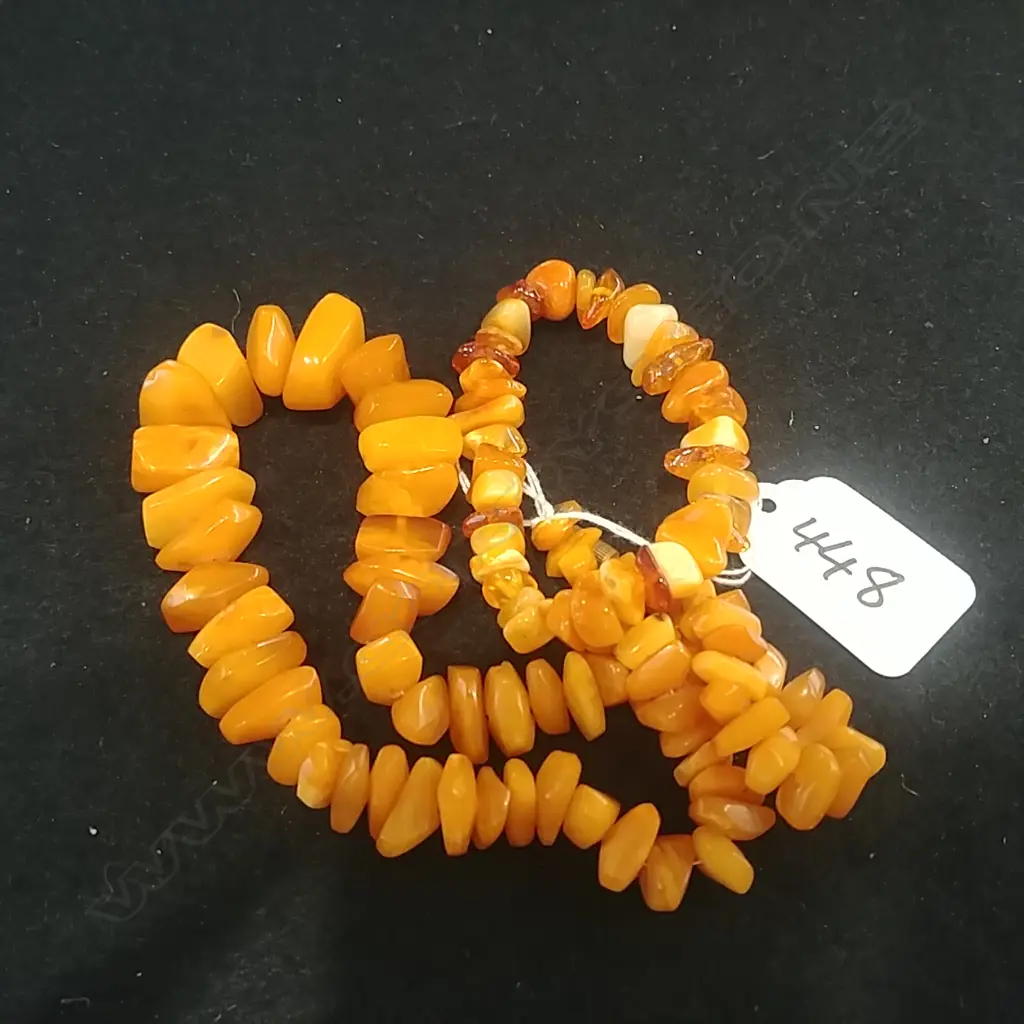AMBER NUGGET NECKLACE & BRACELET Image 1++