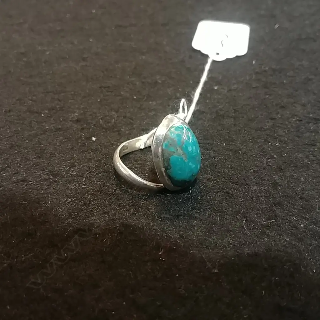 TURQUOISE & SILVER RING Image 1++