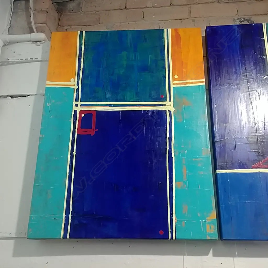 SVEIN KONINGER - ACRYLIC - BEACHSIDE PARK W/ VAL Image 1++