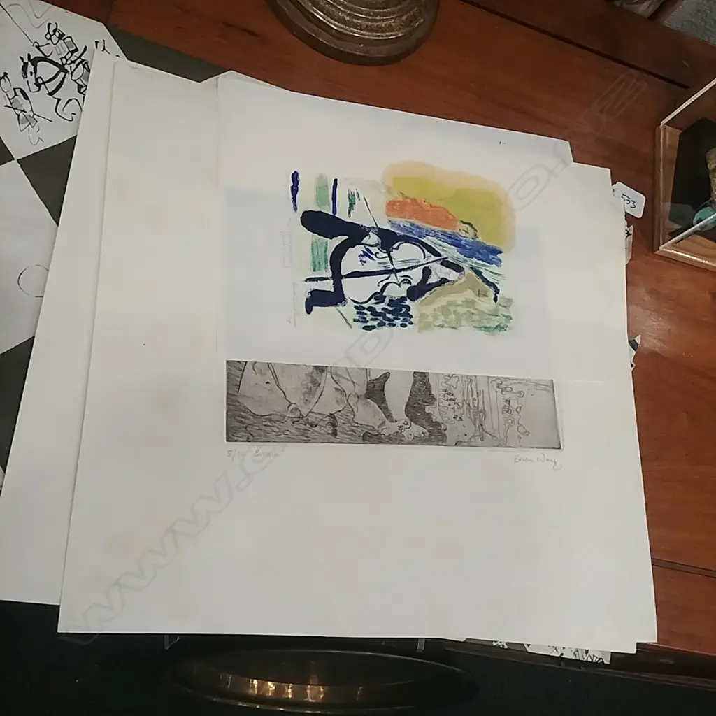 3 LTD ED.PRINTS: BRIAN WONG X2. S PASCOE Image 1++