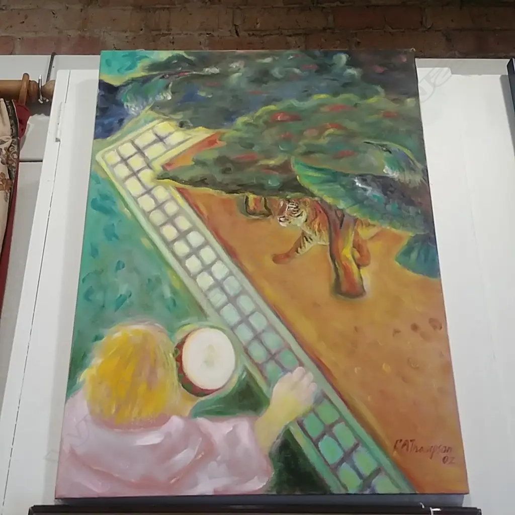 OIL TIGER BY R A THOMPSON Image 1++