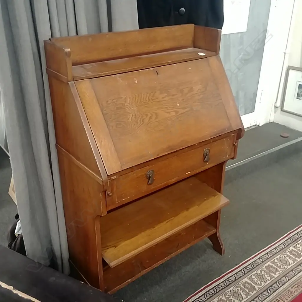 OAK DROP FRONT BUREAU Image 1++