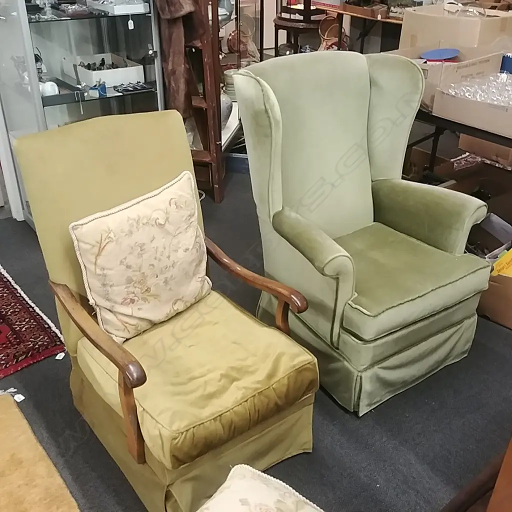 WING BACK CHAIR & OPEN ELBOW CHAIR Image 1++