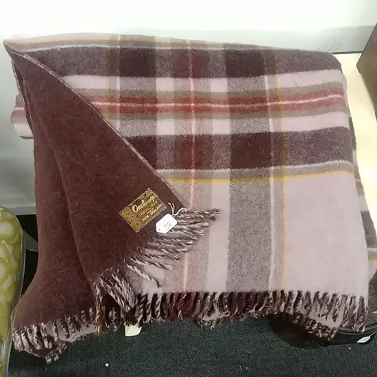 ONEHUNGA WOOLLEN TRAVEL RUG 