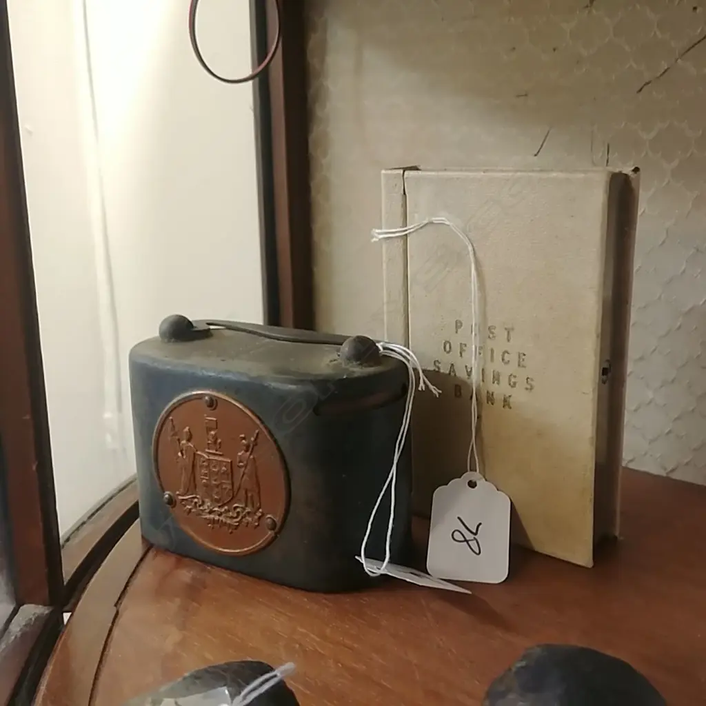 2 VINTAGE POST OFFICE MONEYBOXES Image 1++