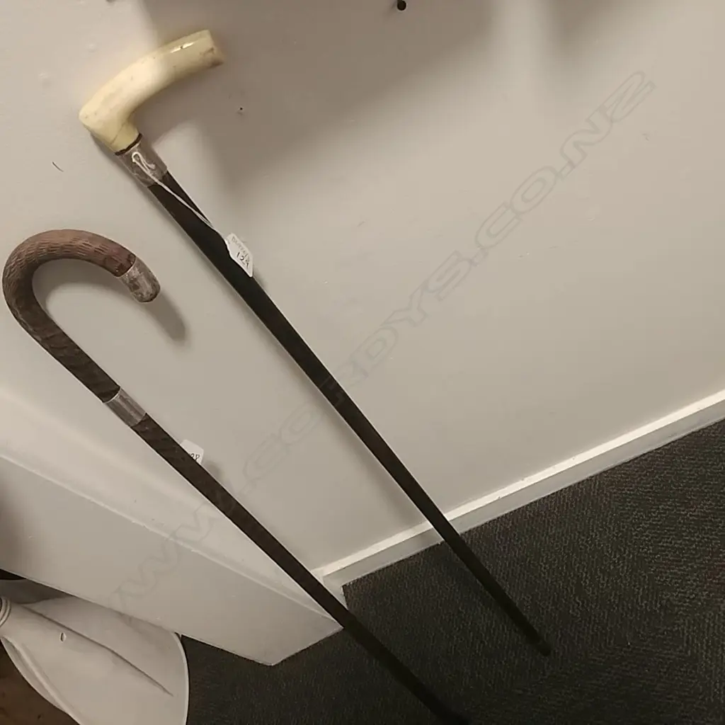 C1900 WALKING STICK IVORY HANDLE Image 1++