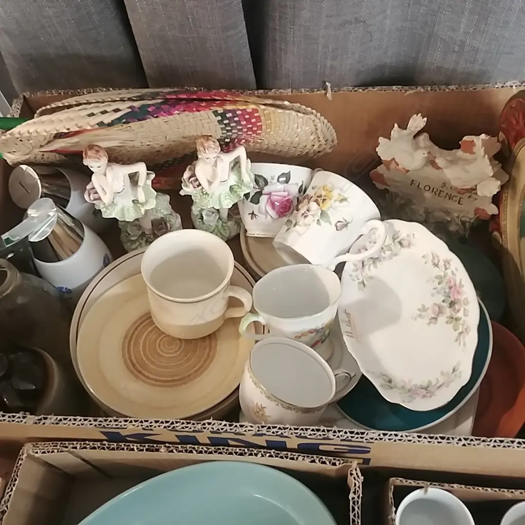 BOX LOT CHINA & MISC Image 1++