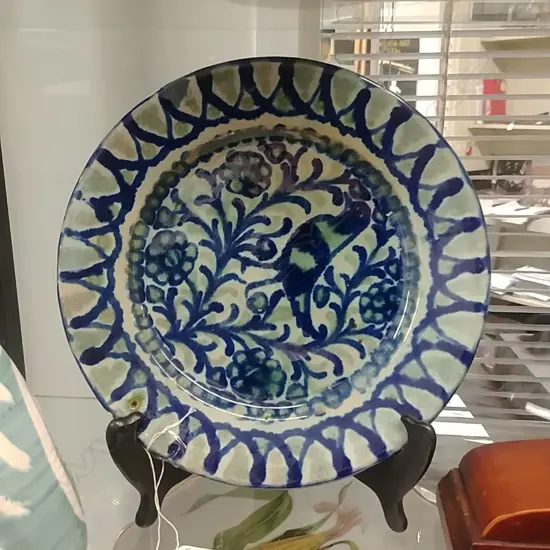 MAJOLICA PLATE A/F