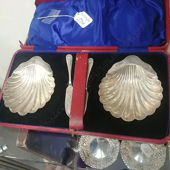 PR OF CASED STG SHELL DISHES