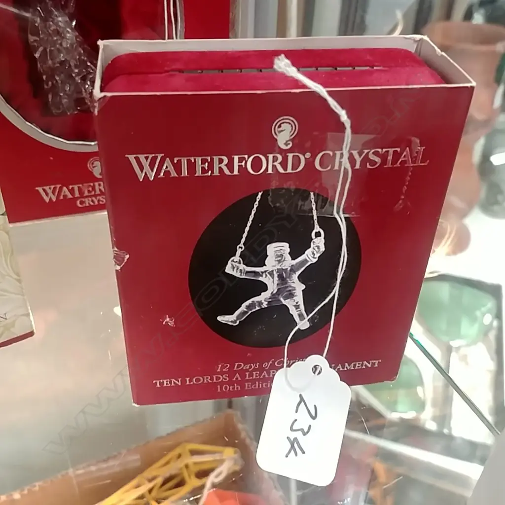 WATERFORD 10 LORDS LEAPING XMAS DECORATION Image 1++