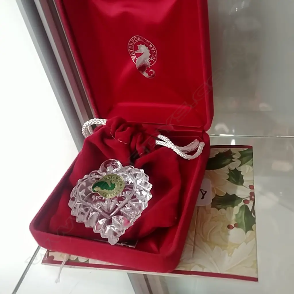 WATERFORD OUR FIRST XMAS DECORATION BOXED Image 1++
