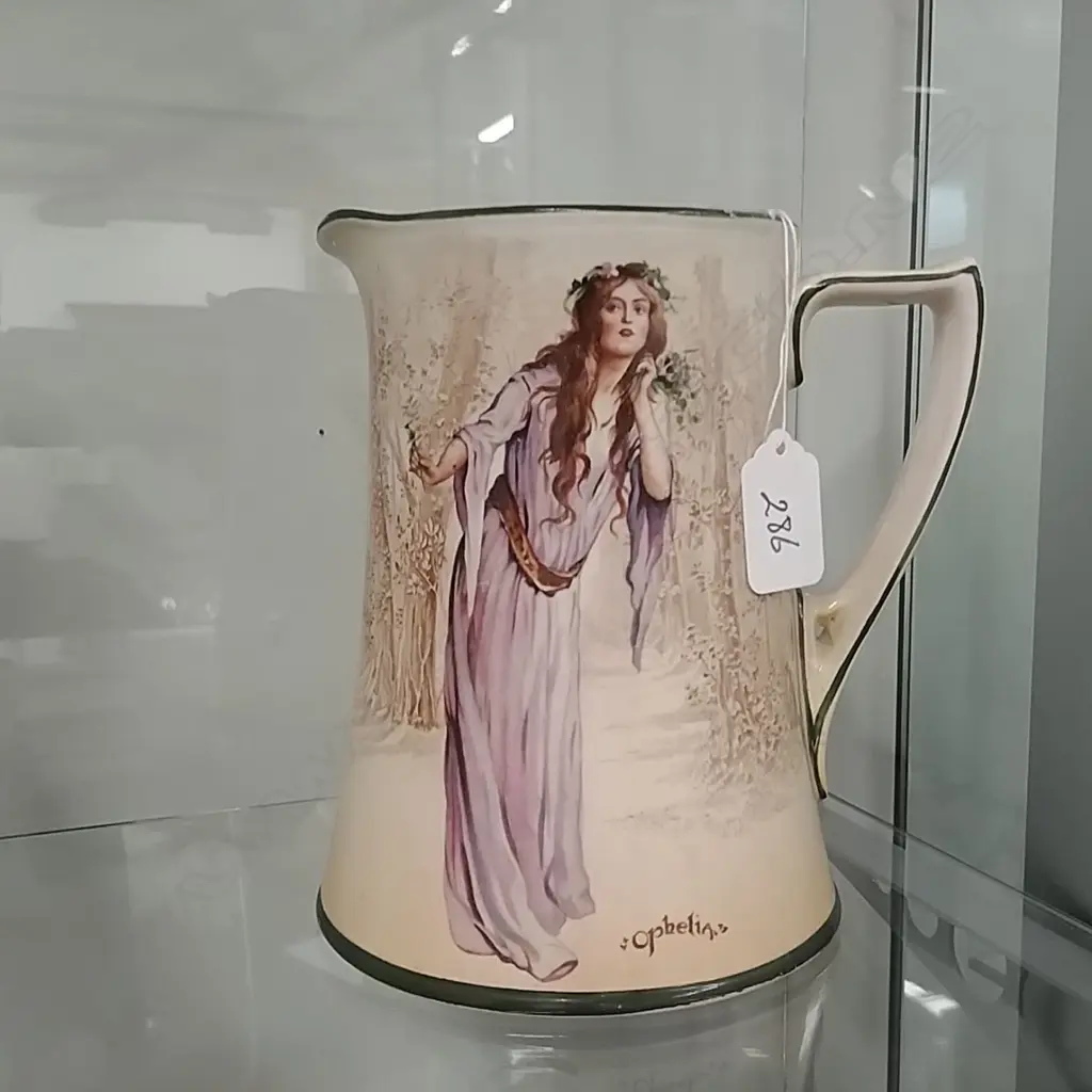 R.D.SHAKESPEARE SERIES  OPHELIA JUG Image 1++