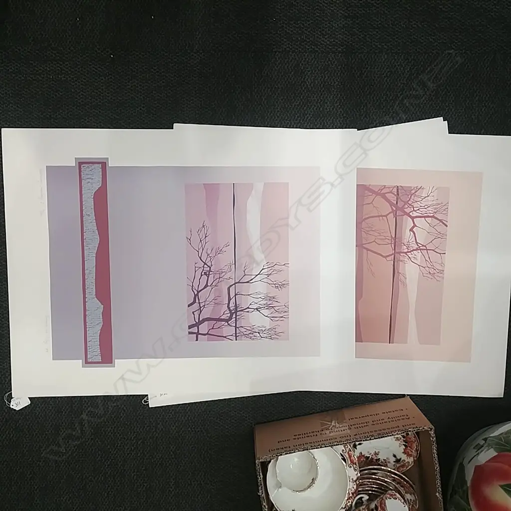 2 NUMBERED PRINTS BY SARAH DE MAY Image 1++