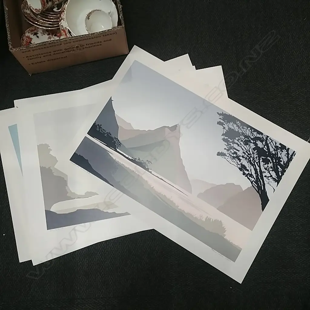 4 NUMBERED PRINTS BY P HEALING Image 1++