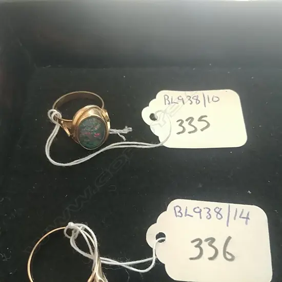 OPAL DOUBLET & 9CT RING