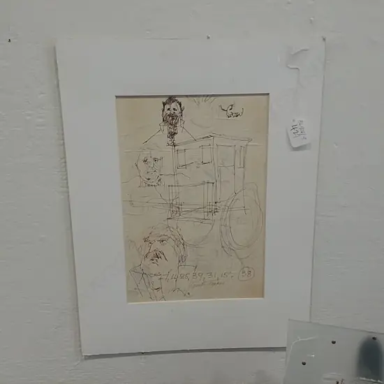 GARTH TAPPER INK SKETCHES 'GRIZZ' (WYLLIE) ETC