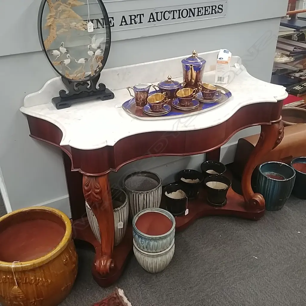 MARBLE TOPPED WASH STAND Image 1++