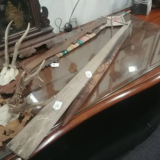 SWORDFISH BILL & ABORIGINAL DANCE STICK