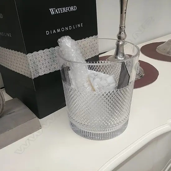 WATERFORD CRYSTAL CHAMPAGNE BUCKET boxed