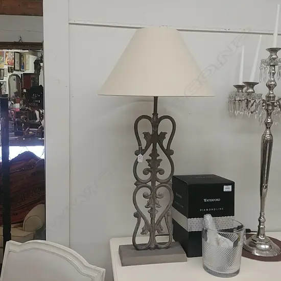 PR WROUGHT IRON TABLE LAMPS
