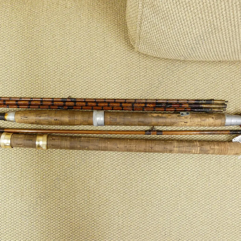OGDEN SMITH FLY ROD TINSDALE 3PC & SPARE TIP FLY ROD IN BAGS Image 1++