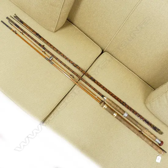 OGDEN SMITH FLY ROD TINSDALE 3PC & SPARE TIP FLY ROD IN BAGS